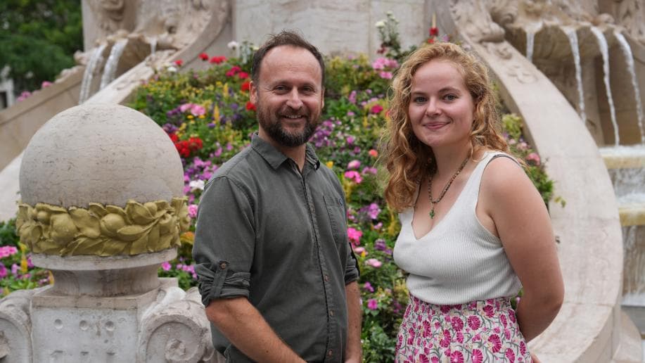 Apolline et Sylvain, fondatrice et fondateur de Croc Art